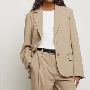 Oak + Fort Relaxed Fit Blazer